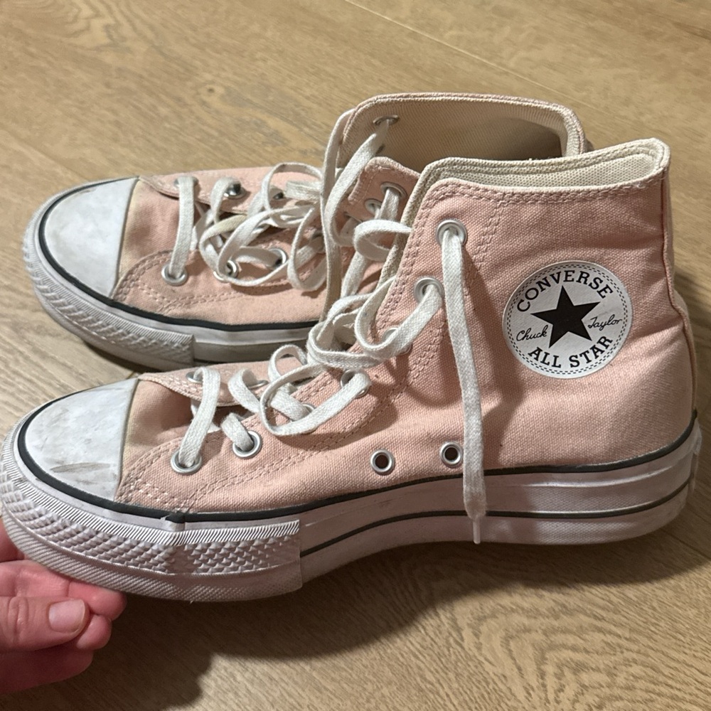 Converse Pink High-Top Sneakers
